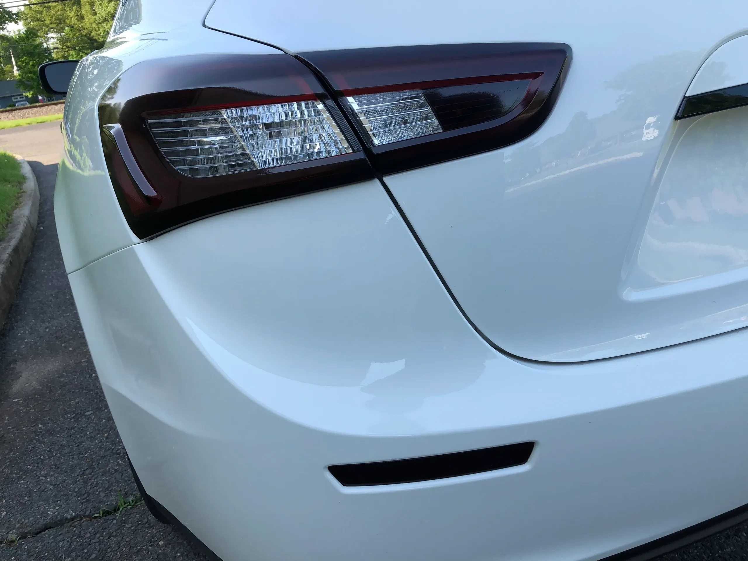Maserati taillight tint close-up at Dope Tintings Pennsauken NJ