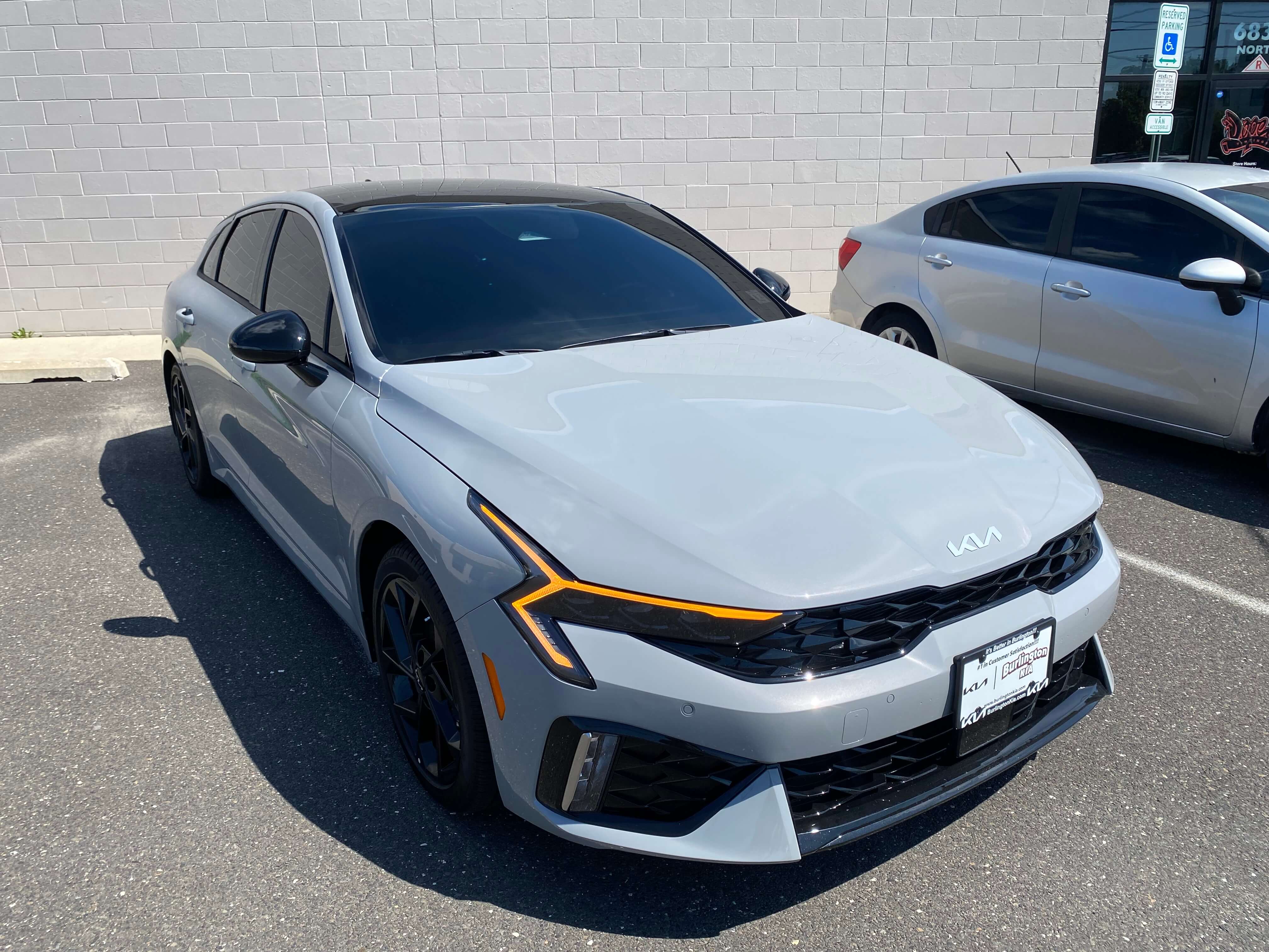 Window Tinting Camden NJ | 2026 Kia K5 Carbon Windshield Tint Installation — photo 2