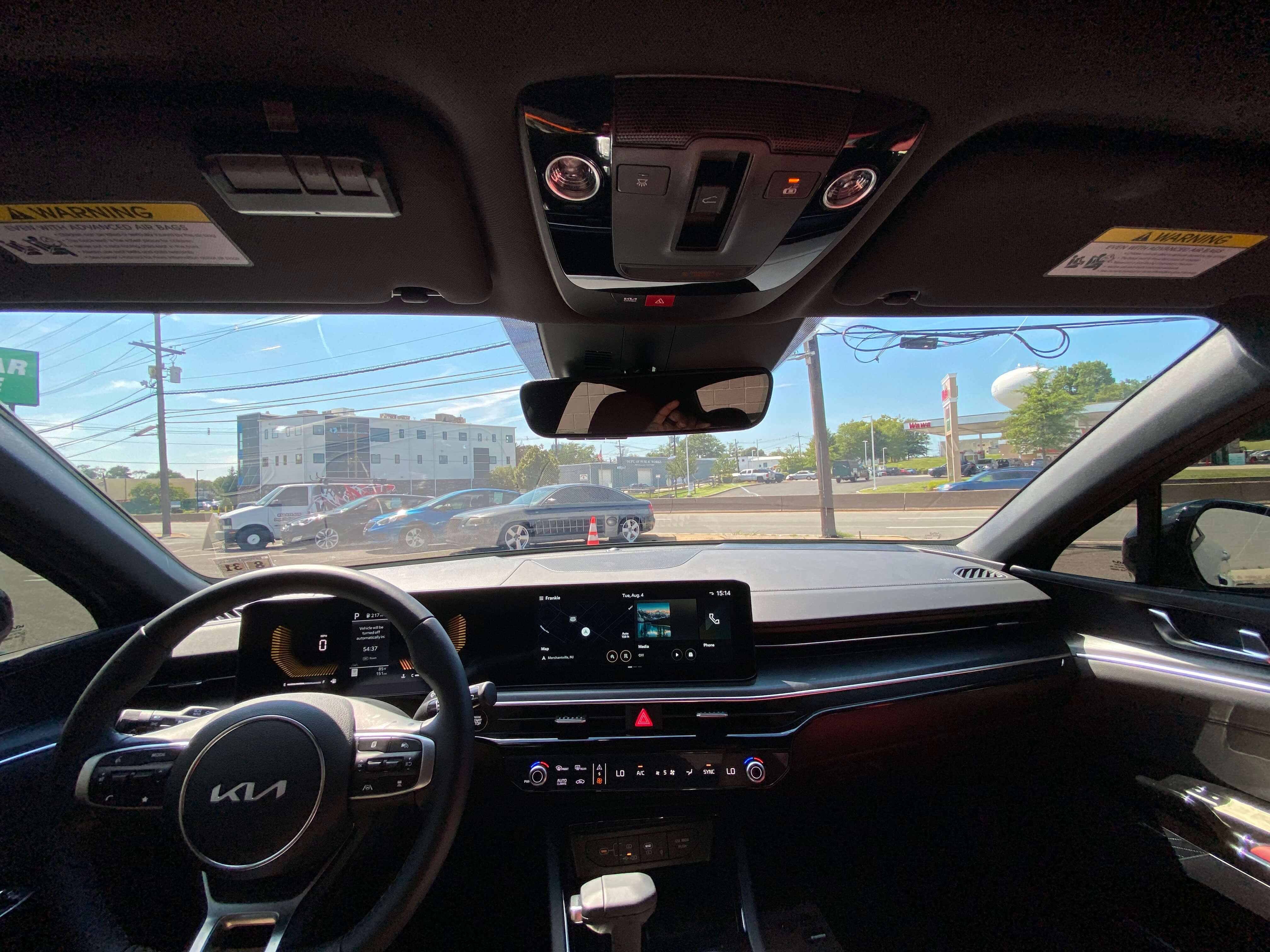 Window Tinting Camden NJ | 2026 Kia K5 Carbon Windshield Tint Installation — photo 4