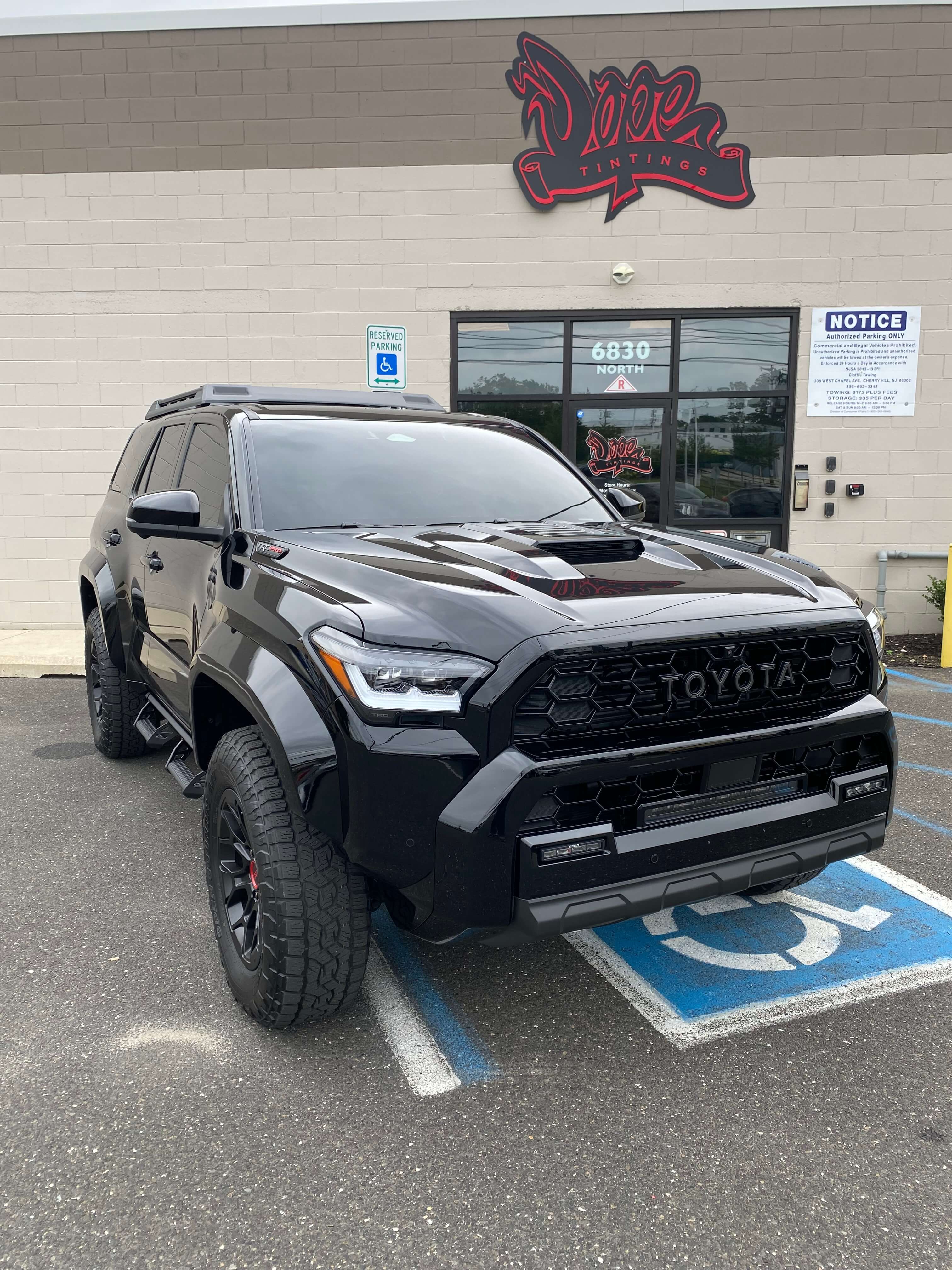 Window Tinting Collingswood NJ | 2025 Toyota 4Runner TRD Tint Installation — photo 3