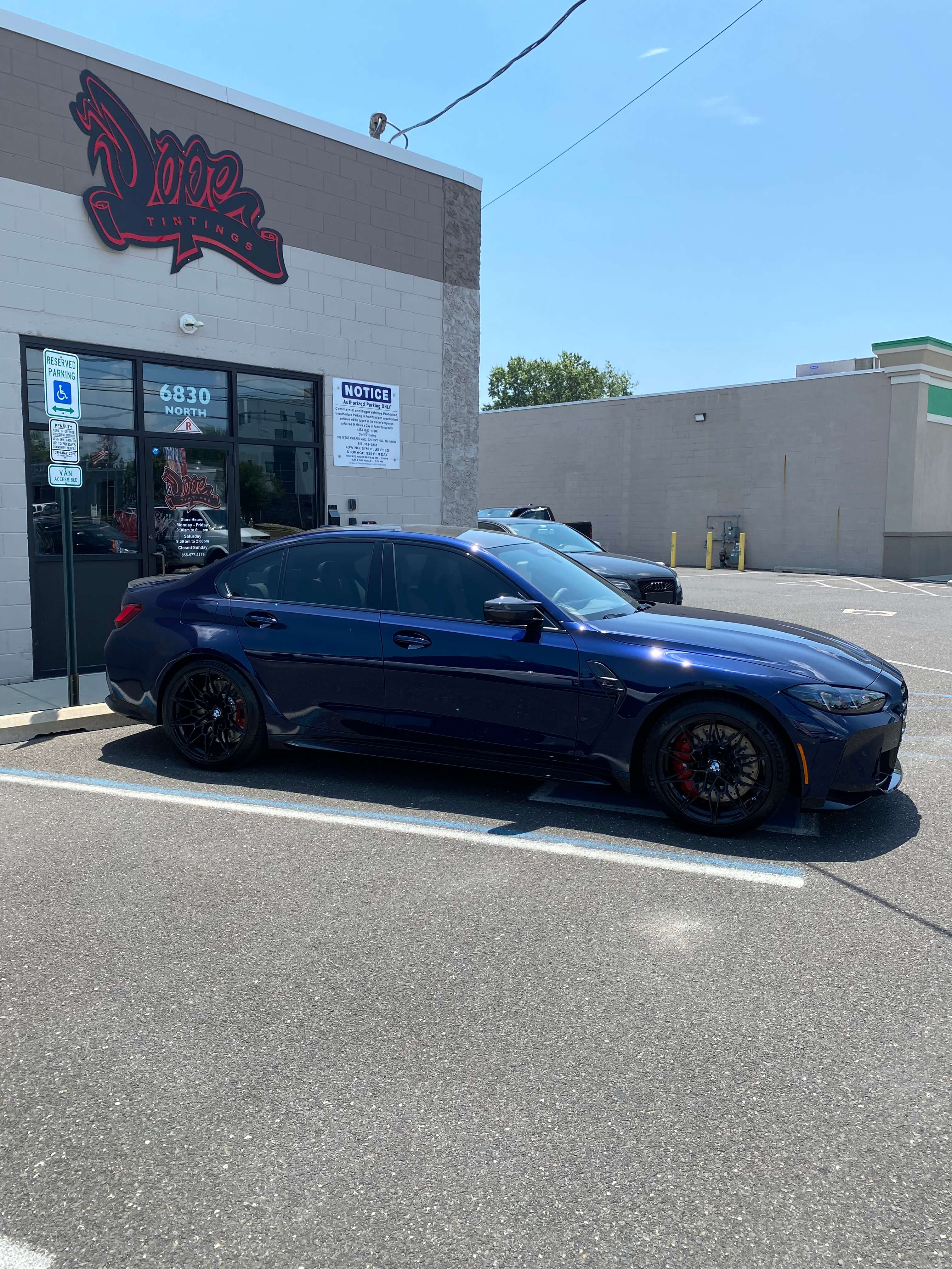 Window Tinting Haddonfield NJ | 2025 BMW M3 Competition Ceramic Tint Installation — photo 2