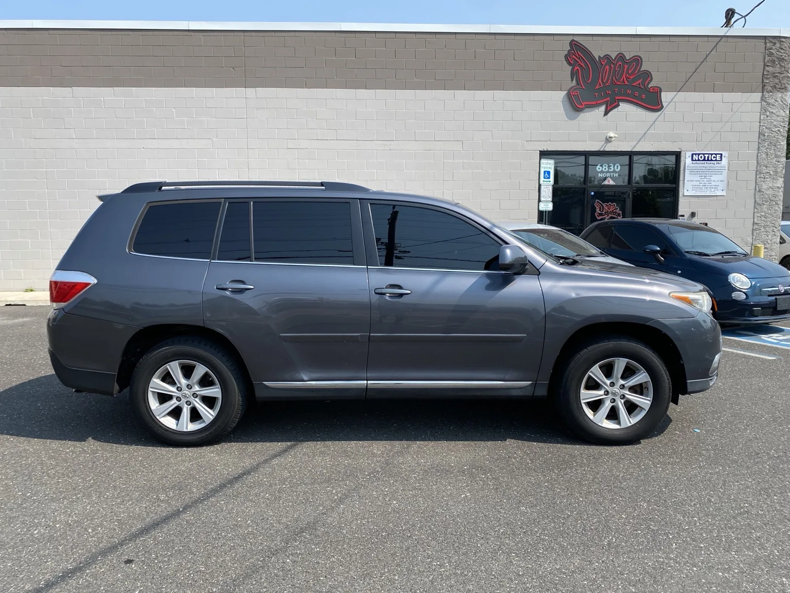 Toyota Highlander window tint job 2 — Dope Tintings Pennsauken NJ